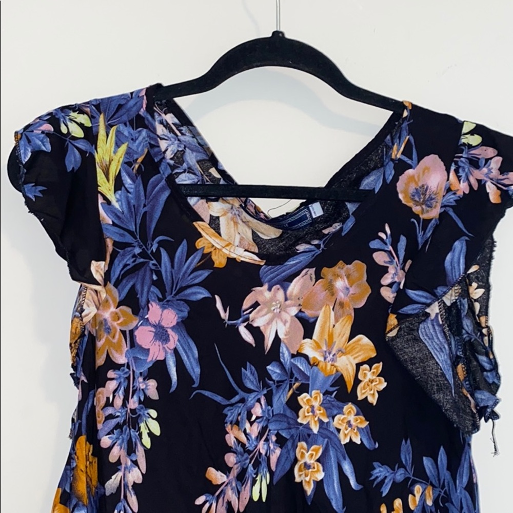 One size floor print dress!